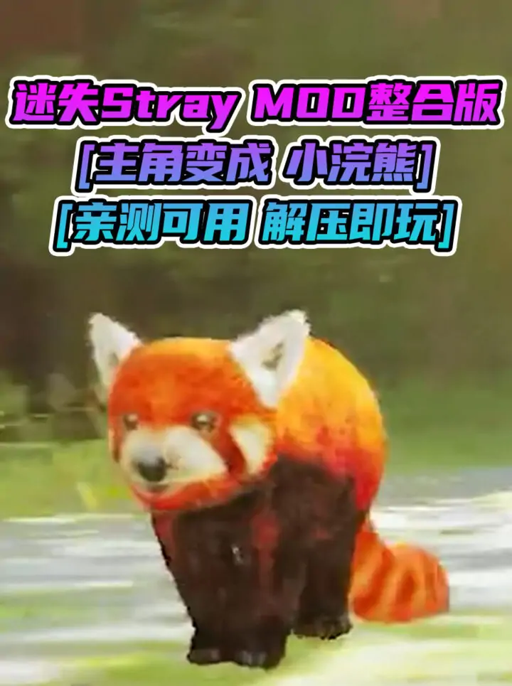 迷失Stray MOD整合版 [主角变成 小浣熊] 简体中文 免安装 绿色版 [亲测可用 解压即玩]【6.23GB】_单机乐_GTAMOD整合版_游戏网