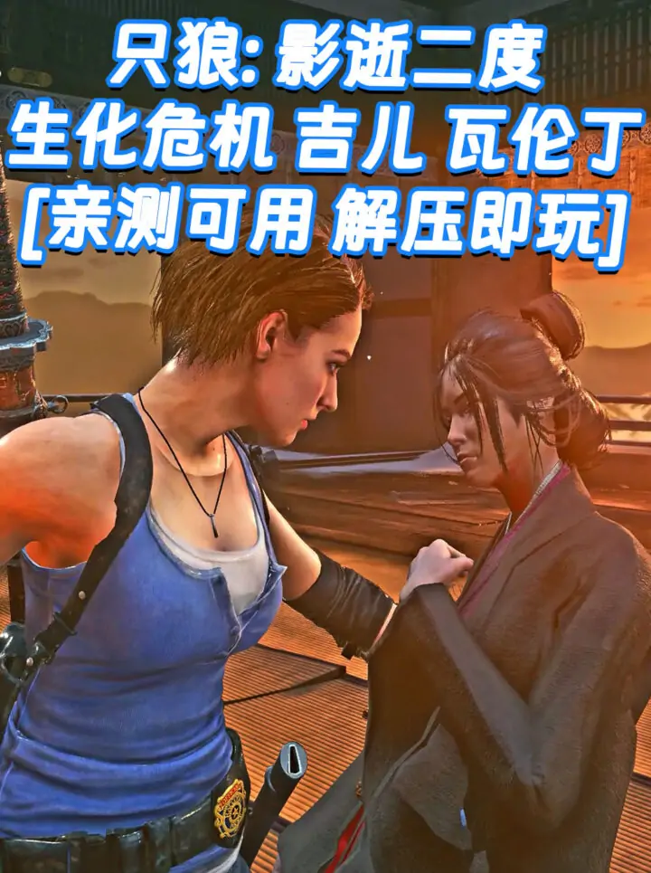 只狼：影逝二度 MOD整合版 [主角变成 生化危机 吉儿 瓦伦丁] 简体中文 免安装 绿色版 [亲测可用 解压即玩]【13.0GB】_单机乐_GTAMOD整合版_游戏网