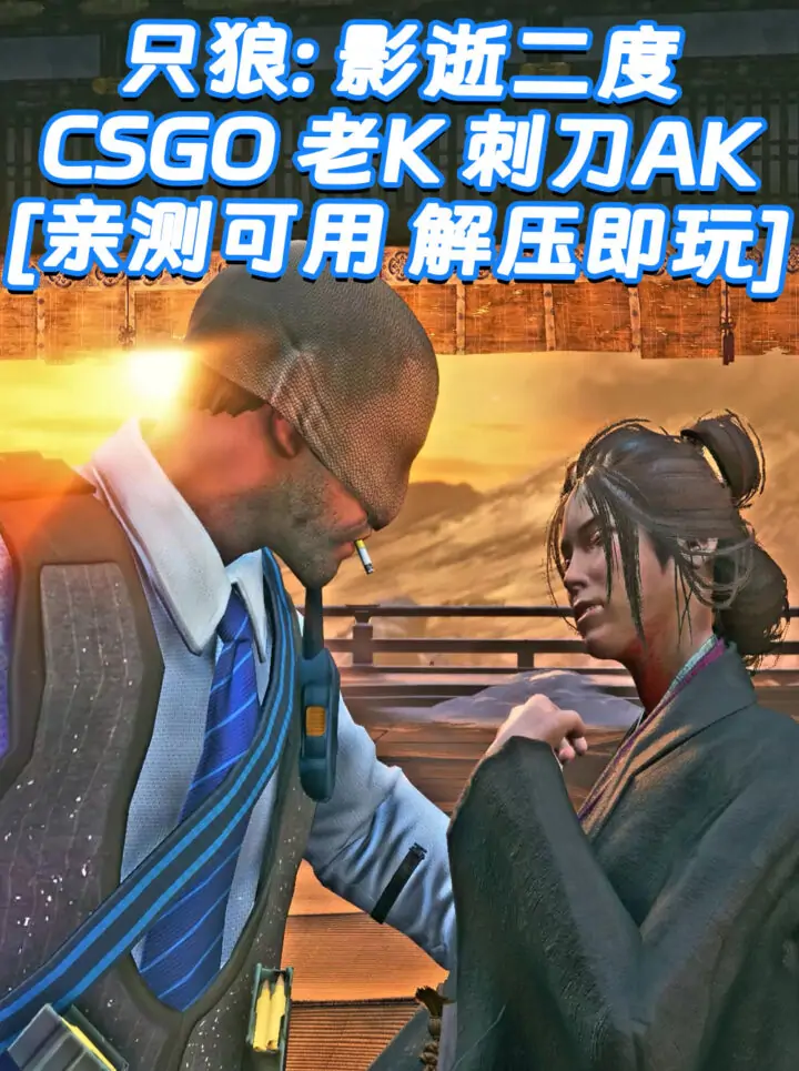 只狼：影逝二度 MOD整合版 [主角变成 CSGO 老K] [自带 黄金藤蔓 刺刀 AK-47] 简体中文 免安装 绿色版 [亲测可用 解压即玩]【12.9GB】_单机乐_GTAMOD整合版_游戏网