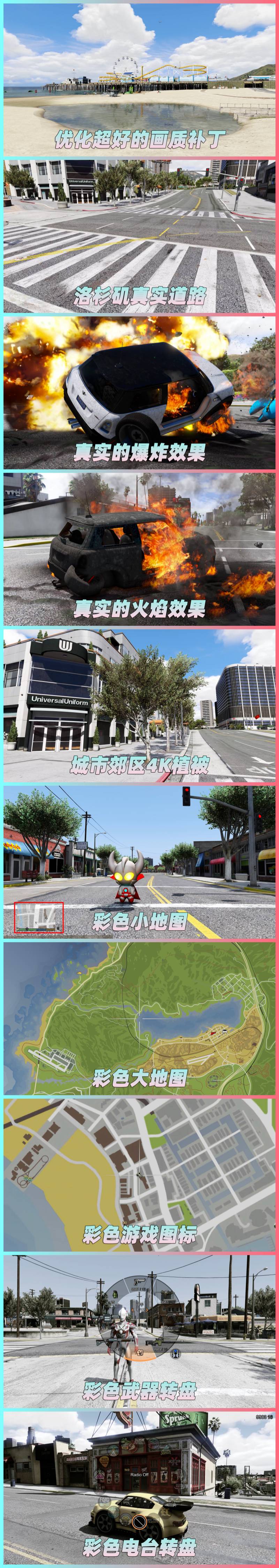 图片[2]_GTA5MOD整合版 v1.41真实画质 2302辆现实载具 1006位精品人物 超多实用脚本 众多超级英雄脚本 [赠送：修改器 运行库 无限金币 通关存档]【132GB】_单机乐_GTAMOD整合版_游戏网